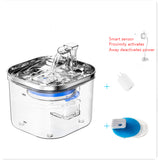 Pet Cat Dog Stainless Steel Automatic Circulation Water Dispenser Intelligent Fountain Pets Accessories